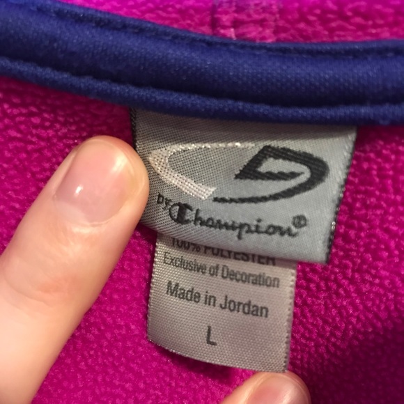 Champion 3/4 Zip Long Sleeve Pull Over Fleece - Picture 5 of 5